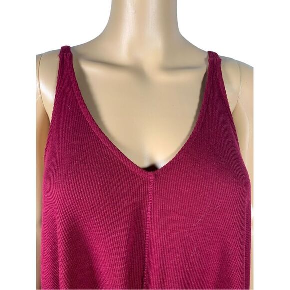 Free People Women's Red Sangria Intimately Dani Tank Top Size Small NWOT - Picture 5 of 8